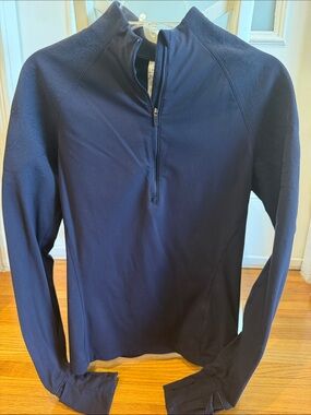 lululemon athletica Navy Half-Zip Top